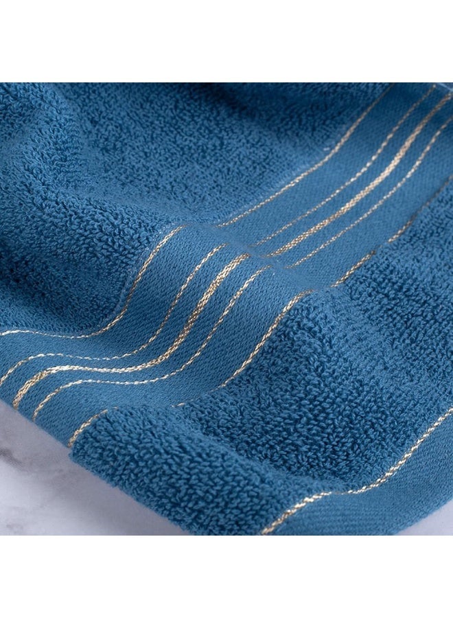 ChicAbode 3 حزمة مناشف اليد للحمام ، مناشف الوجه القطنية ، مجموعة مناشف اليد الزخرفية عالية الامتصاص للصالة الرياضية ، دش ، فندق ، سبا 34x74 سم - Image 3